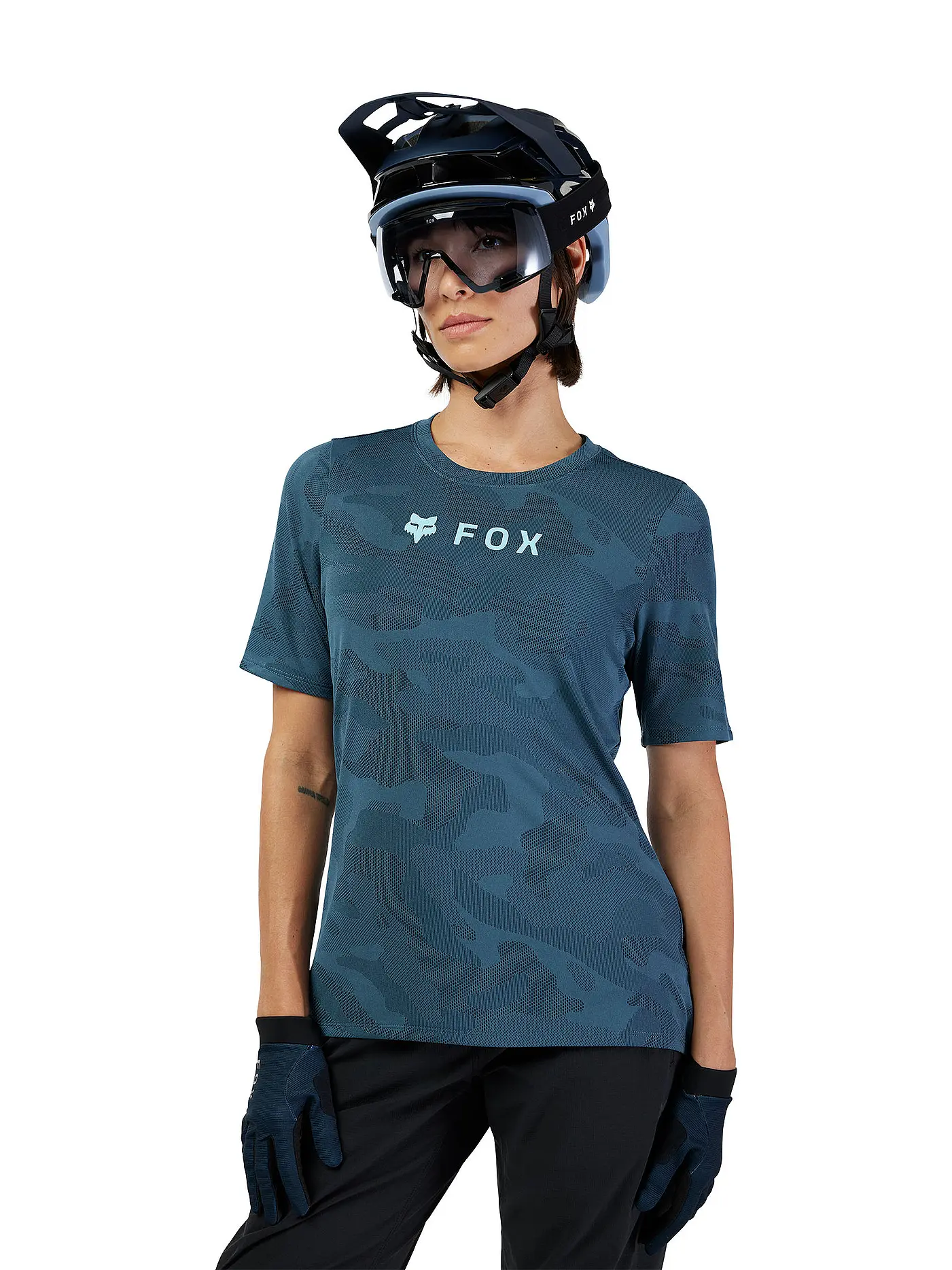 FOX | Damen Radtrikot Range Tru Dri | dunkelblau